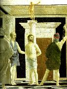 the flagellation, detail Piero della Francesca